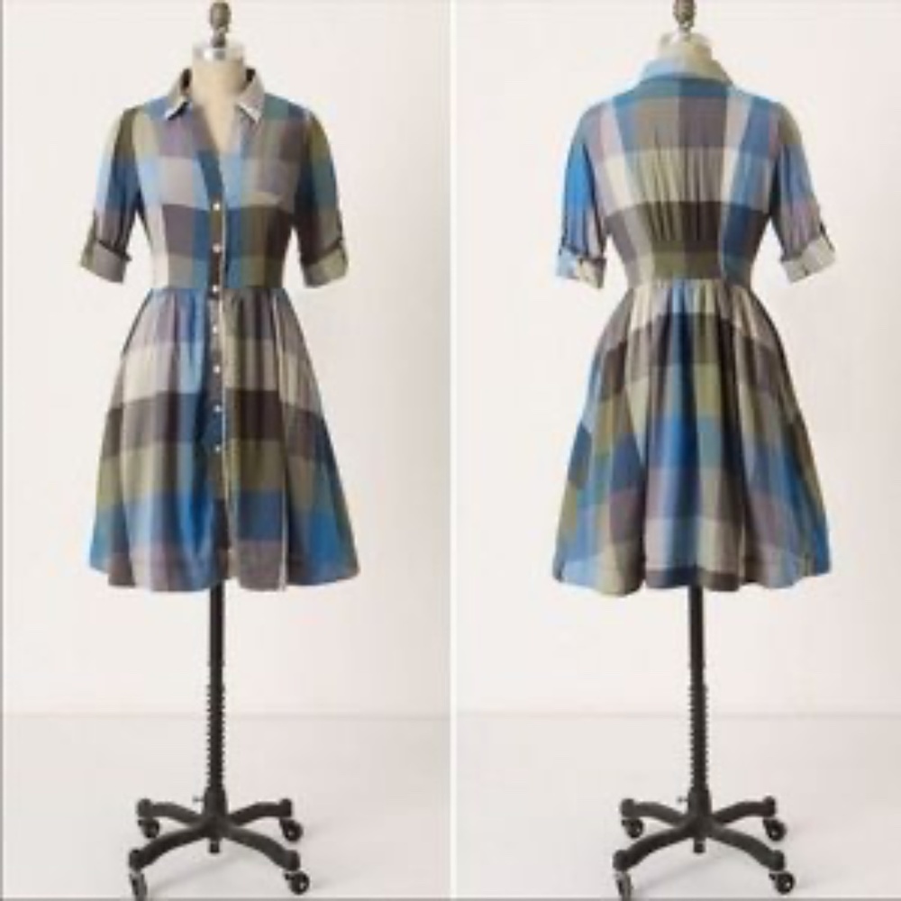 Moulinette Soeurs Plaid "Reed" Dress